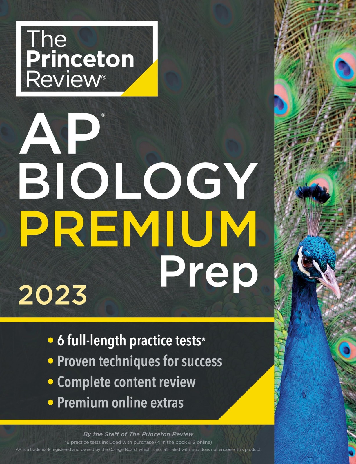 Princeton Review AP Biology Premium Prep, 2023: 6 Practice Tests + Complete …