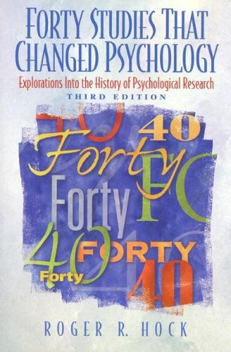 Forty Studies That Changed Psych… by Hock Ph.D., Roger R. Paperback / softback
