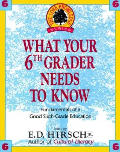 WHAT YOUR 6TH GRADER NEEDS TO KNOW (Core Knowledge Series) – Hardcover – GOOD