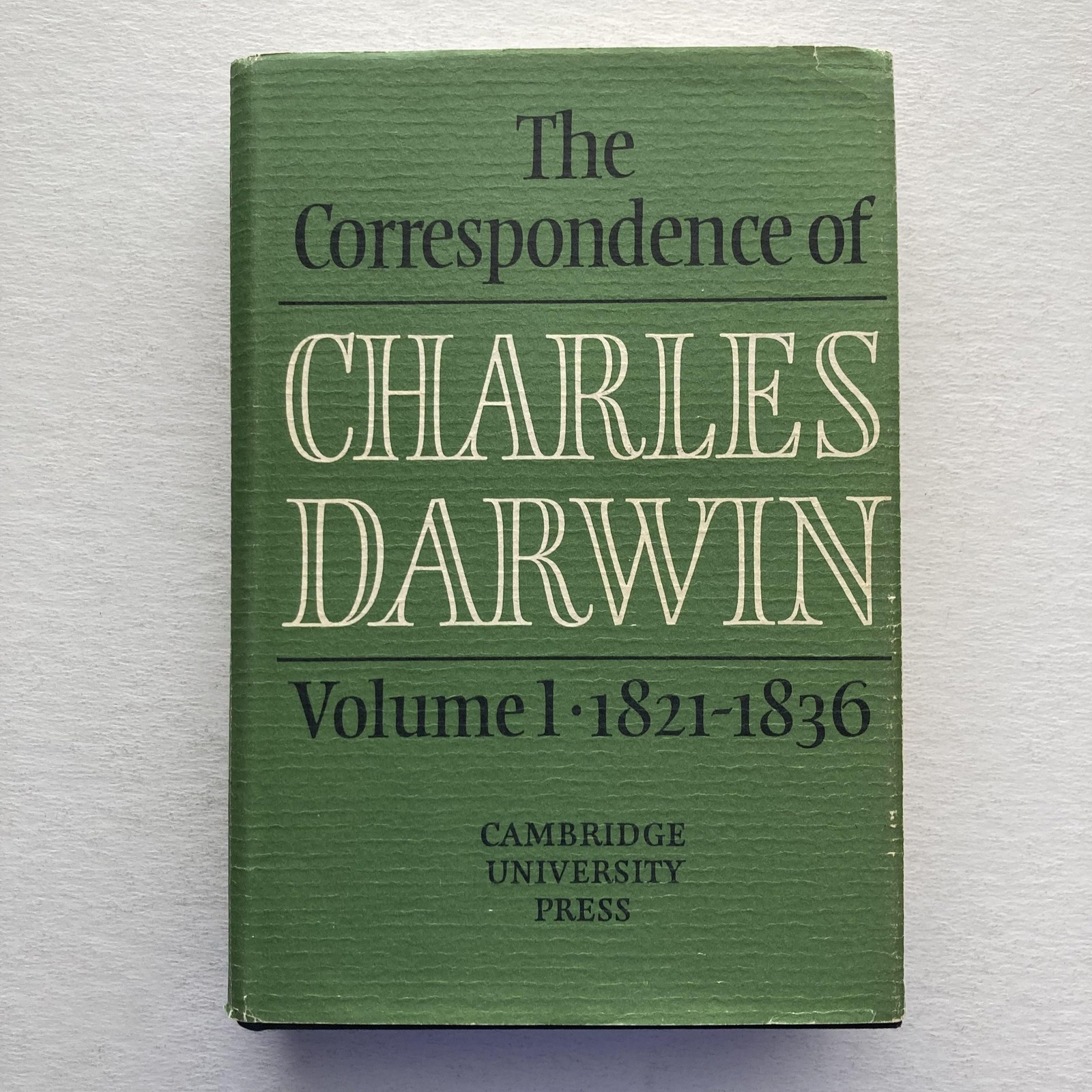Vintage 1985 The Correspondence Of Charles Darwin Vol 1 Cambridge HC DJ Science