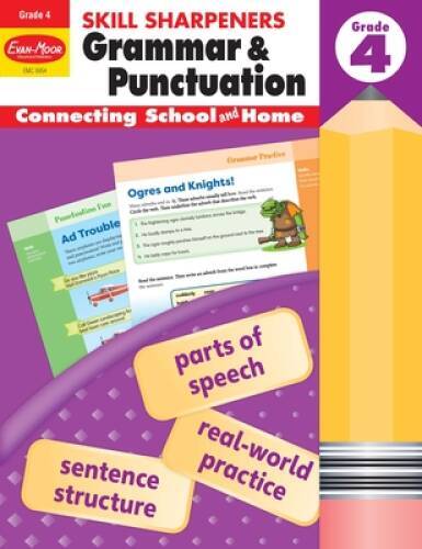 Skill Sharpeners Grammar and Punctuation, Grade 4 – Paperback – VERY GOOD