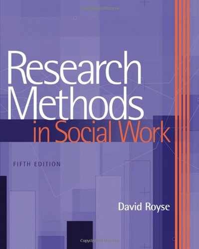 Research Methods in Social Work – Paperback, by Royse David – Acceptable n