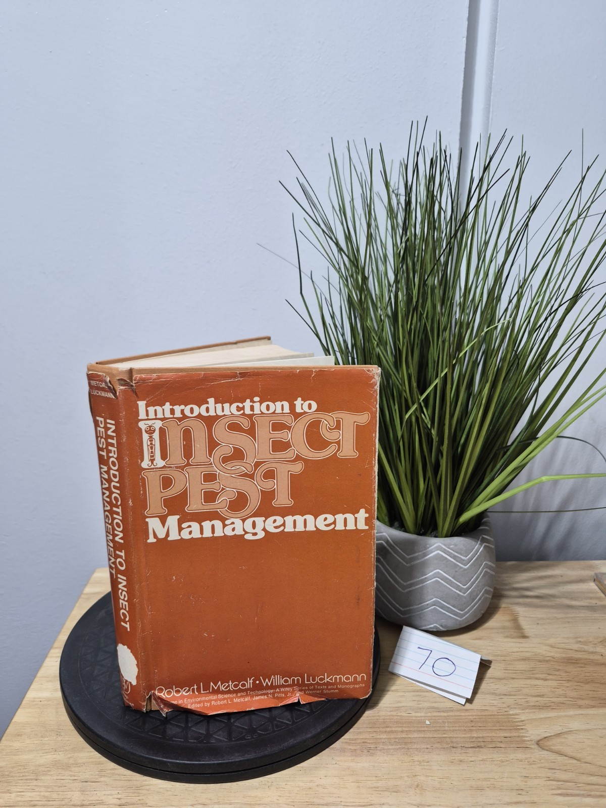 Introduction to Insect Pest Management – Robert Metcalf 1975 Vintage Insecticide