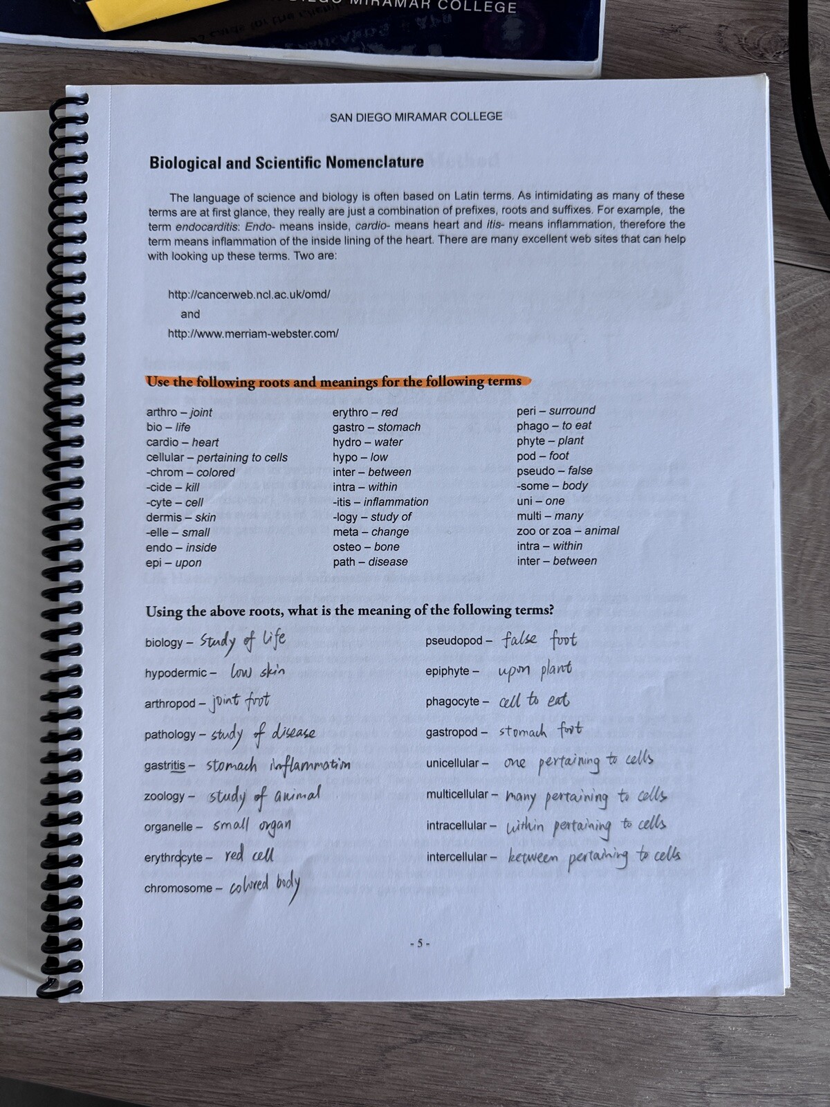 General Biology 107