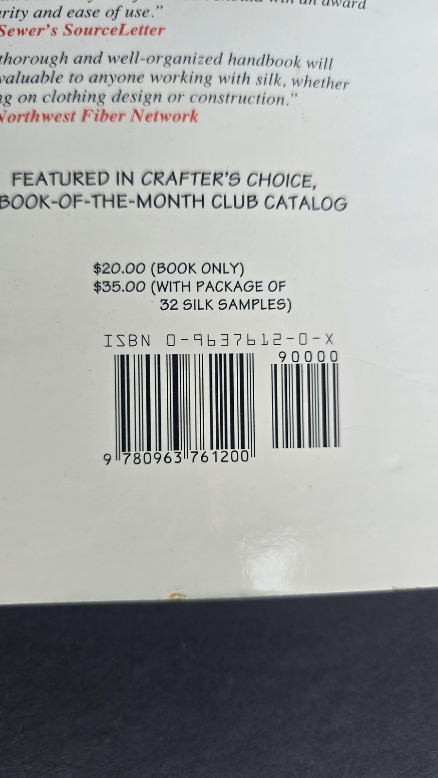 All About Silk Julie Parker Fabric Dictionary Swatchbook Spiral Paperback Sewing