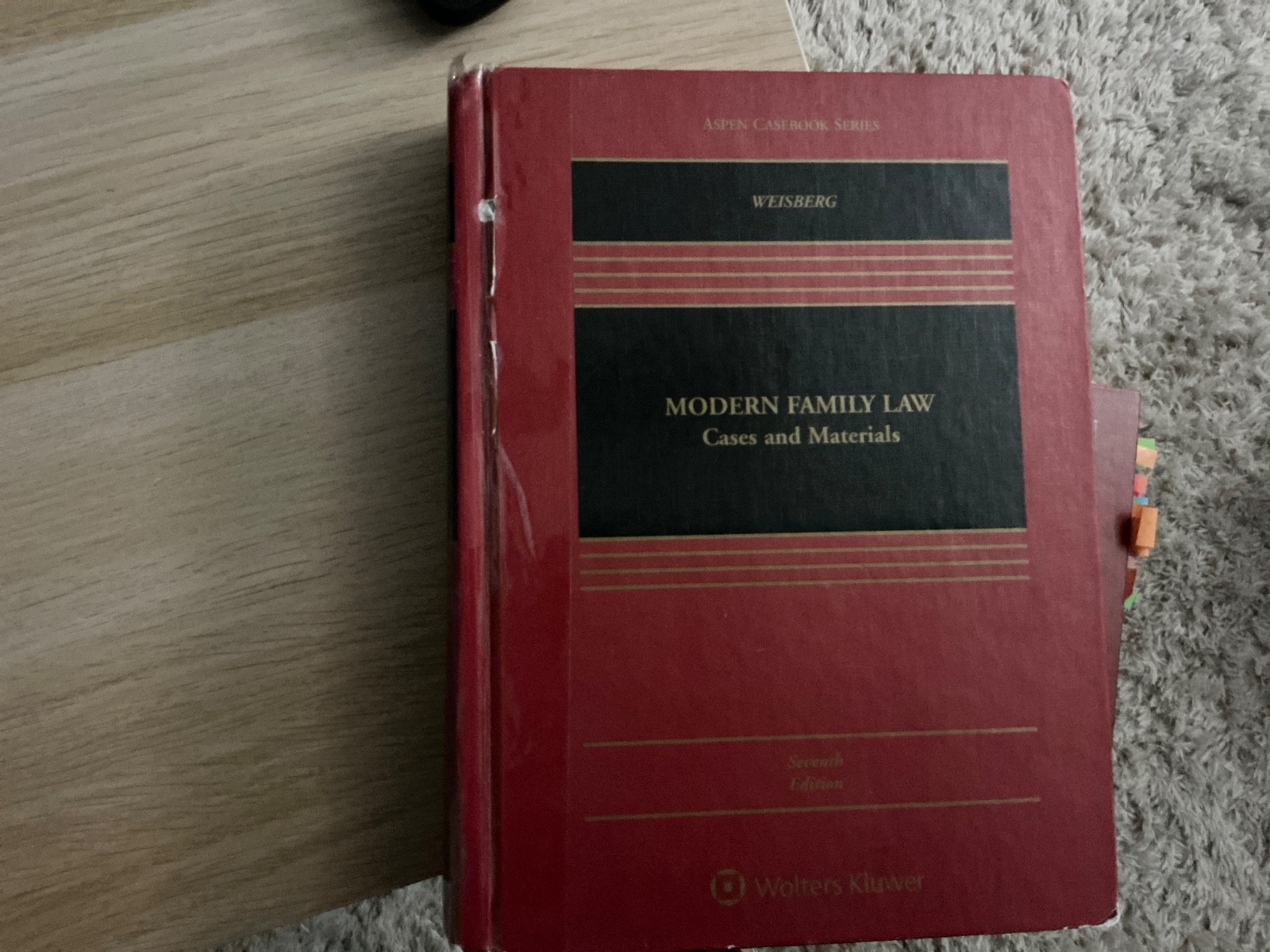 Aspen Casebook Ser.: Modern Family Law : Cases and Materials by D. Kelly…