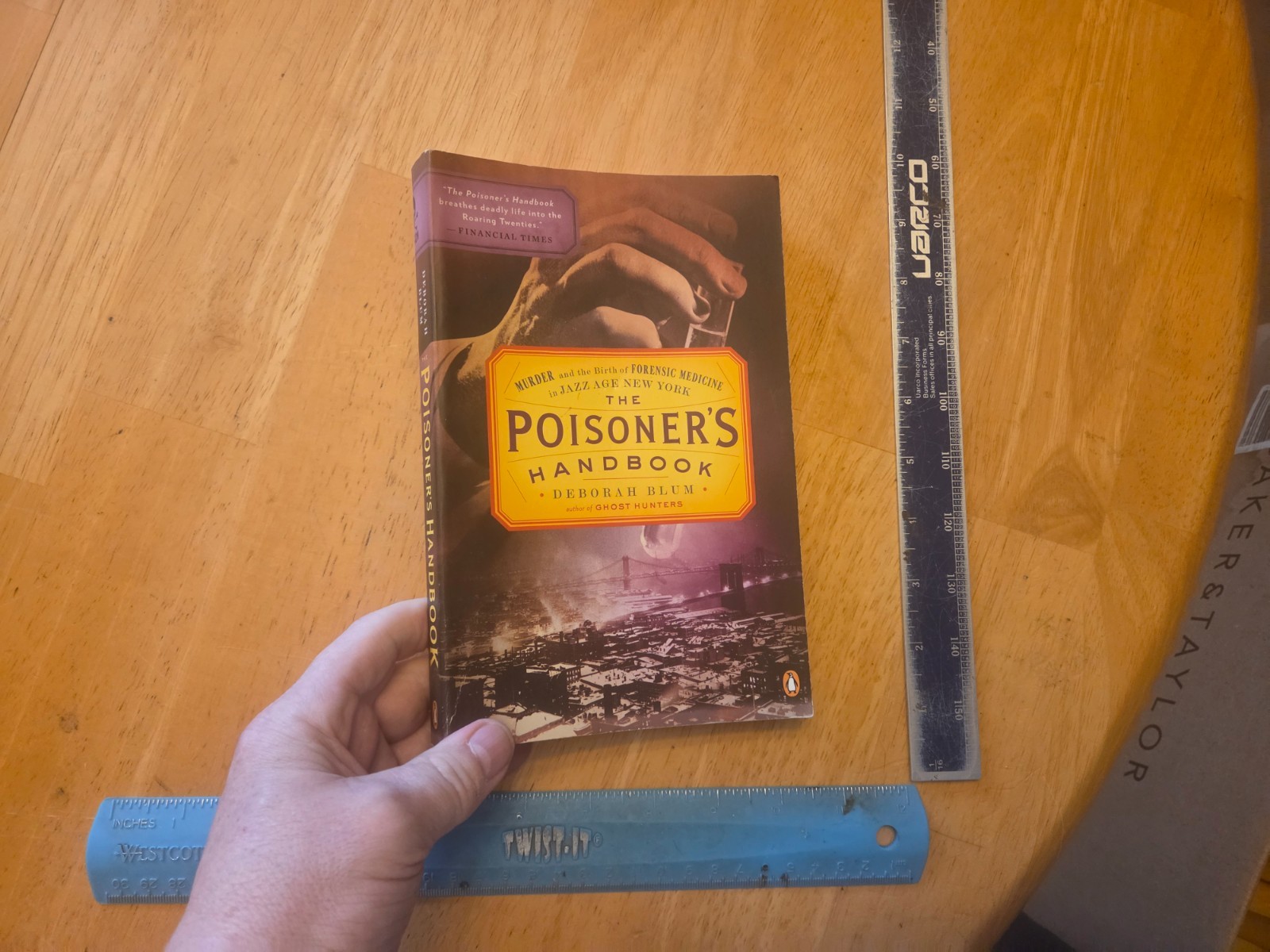 Poisoner’s Handbook : Murder and the Birth of Forensic Medicine by Deborah Blum