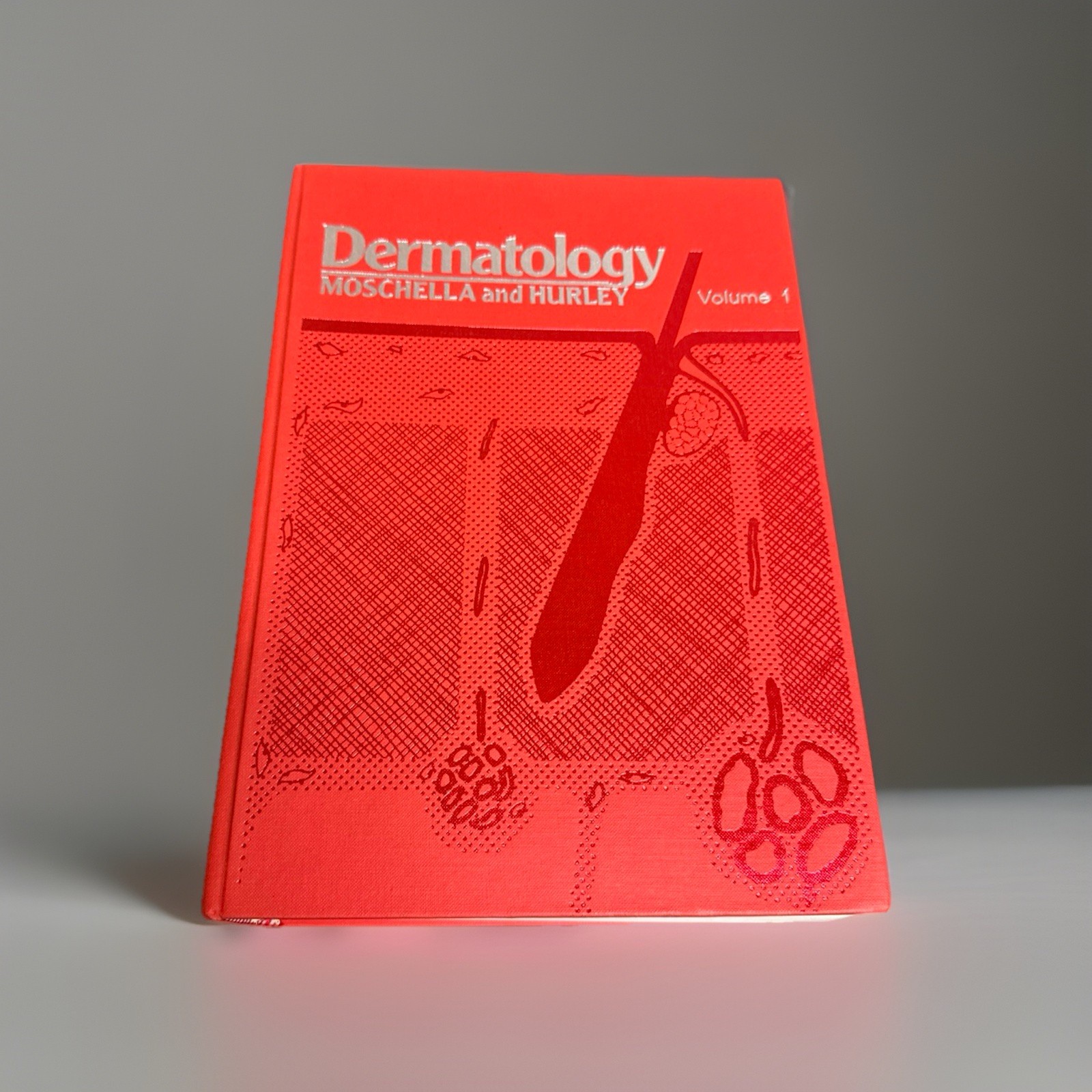 Dermatology Vol 1 By Moschella & Hurley 1985 Medical Book Hardcover