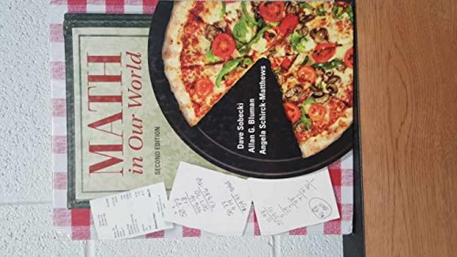 Math in Our World – Hardcover, by Dave Sobecki – Acceptable