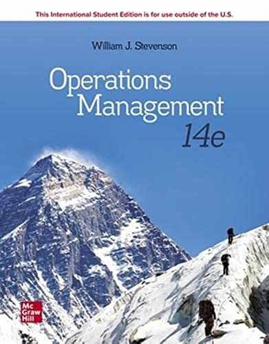Operations Management – Paperback, by Textbook only 14TH Edition – Very Good