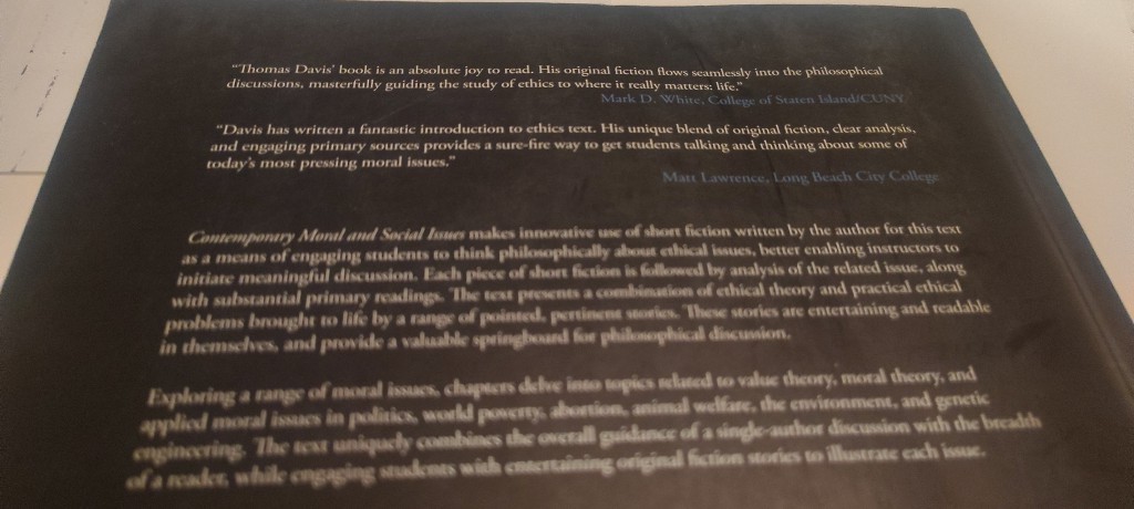 Contemporary Moral and Social Issues : An Introduction book wiley blackwell