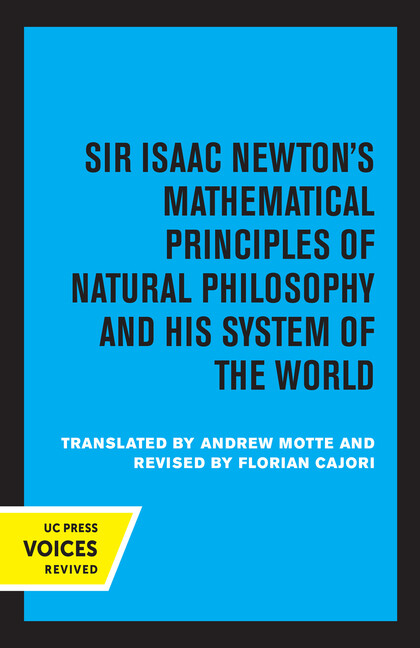 Principia, Vol Ii: The System Of The World