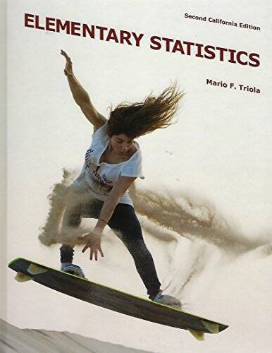 Elementary Statistics – Hardcover By Mario F Triola – GOOD