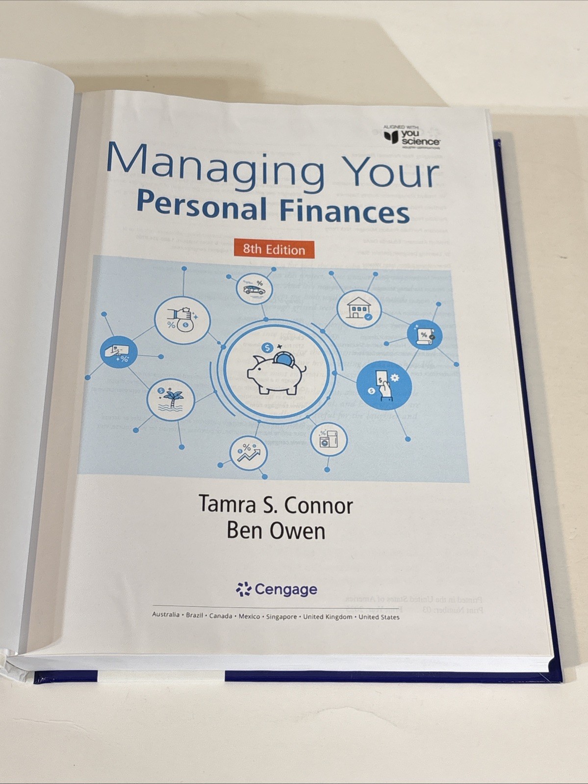 Managing Your Personal Finances 8th Edition Cengage Tamra S. Connor Book